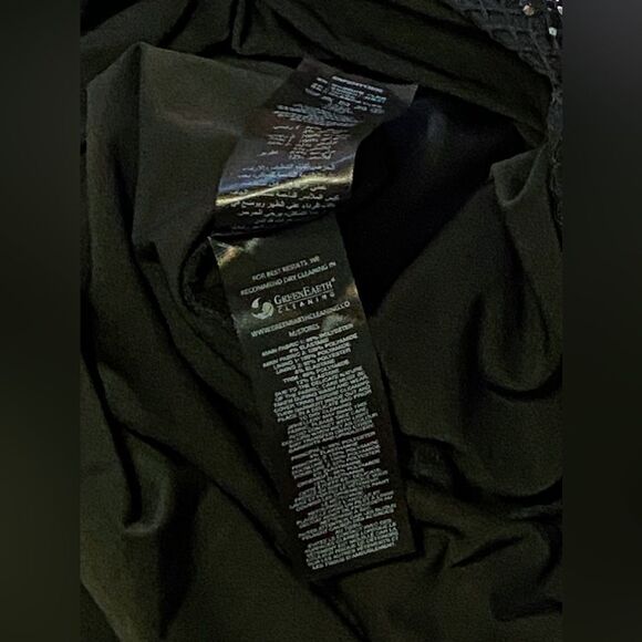 Self-Portrait  Diamante Fishnet Midi-Dress size 4 - Picture 16 of 16